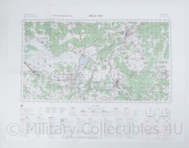 Poolse Stafkaart Gubin N-33-5,6 uit 1998 - 1 : 100.000 - 64 x 84 cm - origineel