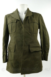 WO2 US 1942  Officer class A jas zonder knopen - maat 35 Short - origineel