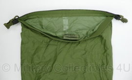Drybag KL Nederlandse leger waterdichte zak rugzak klein groen - 60 x 37 cm - gebruikt - origineel