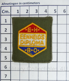 KL Nederlandse leger borst embleem EHBO eenheidsdiploma - 5 x 5 cm - origineel