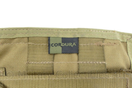 Defensie en US Army Molle coyote triple magazin pouch M4 C7 C8 - merk Cordura -26 x 8 x 20 cm - Spec-Ops  - nieuwstaat - origineel