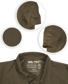 Tactical Quick Dry Poloshirt korte mouw - met klittenband op de mouwen - WOLF GREY - nieuw gemaakt