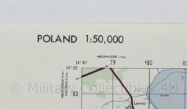 USA Defence mapping agency stafkaart Poland Pelczyce M753 2324II - 1 : 50.000 - 74 x 58 cm - origineel