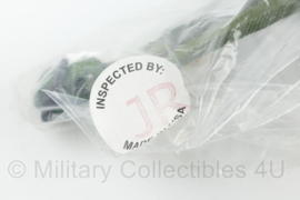 US Army half face gezichtsmasker Metal Mesh groen - 27 x 16 cm - nieuw in verpakking - origineel