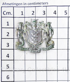 Brits pet embleem Per Mare et Per Terran Corps of Royal Marines - 3,5 x 3 cm - origineel