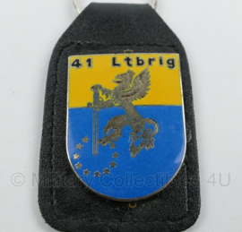 Defensie 41 Ltbrig 41 Lichte Brigade sleutelhanger - 8 x 4 cm - origineel