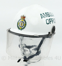 Mersey Regional Ambulance Service Rescue helm Ambulance Officer  - wit -  verstelbaar maat 54 - 62 cm  - origineel