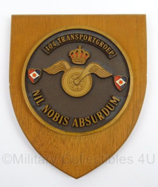 KL Landmacht wandbord 104 Transportgroep - afmeting 14 x 17 cm - origineel