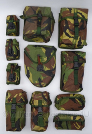 Nederlands Modulair gevechtsVest MGV WOODLAND Molle - complete set MET OFFICIEEL AANTAL TASSEN! - maat Medium, Large of XL - origineel