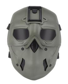 Tactical mask met Night Vision mount - GREEN