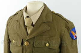 WO2 US Army Air Force AAF Class A jacket december 1940 - maat 33R = NL maat 43 regular - origineel