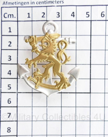 Onbekende Marine pet insigne - vermoedelijk NL -  5 x 4 cm - origineel