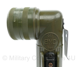 US Army ELFA Heavy Duty Flashlights 031 BMC 1181 zaklamp - 5 x 7,5 x 20 cm - gebruikt - origineel