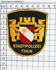 Zwitsers embleem Stadpolizei Thun embleem - 9 x 7,5 cm - origineel