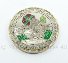 Zeldzame coin US Army Garrison Fort Bliss Serving The Nation - diameter 5 cm - origineel