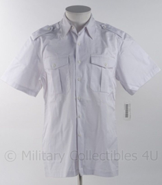 KM Koninklijke Marine "Tropenwit" overhemd korte mouw tenue 16, 'badman' - maat 40 - ONGEDRAGEN - origineel