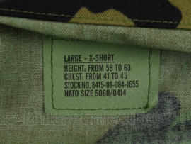 US Army  woodland uniform jas - splinternieuw - maat Large/x-short - origineel