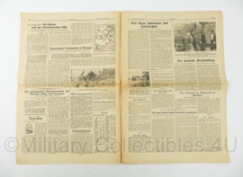 WO2 Duitse krant 8 Uhr Blatt Illustrierte Abendzeitung 16 juni 1942 - 47 x 32 cm - origineel