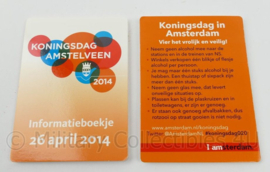 Politie Koningsdag 2014 setje - origineel