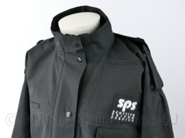 SPS Scottish Prison Service regenjas met verwijderbare Fleece voering - zwart - meerdere maten - origineel