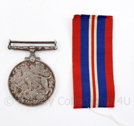WO2 Britse War Medal 1939 1945 - 5 x 4 cm - origineel