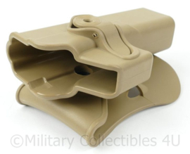 IMI Defense Glock 17 holster met koppel bevestiging coyote - 13 x 11 x 6 cm - nieuw - origineel