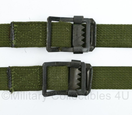 US Army Webbing Large gear strap met dubbele gesp erop - 520 x 2,5 cm - origineel