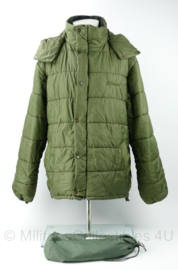 Snugpak Ebony jacket insulated with Softie groen MET capuchon  - maat Large - licht gedragen - origineel