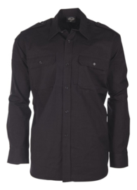 Field blouse Overhemd RIPSTOP - 100% katoen - zwart