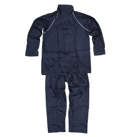 Regenpak - jas met broek - Maat L of XXL - Donkerblauw