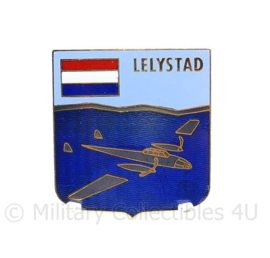KLu Luchtmacht speld Vliegveld Lelystad - 4 x 3,5 cm - origineel