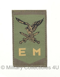 KL Nederlandse leger EM Luchtmobiele brigade embleem met klittenband - origineel