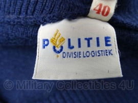 Nederlandse DAMES Politie trui V nek zonder embleem - met borstzakje - maat 40 - origineel