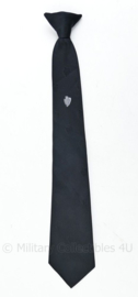 Handhaving cliptie stropdas zwart - nieuw - origineel