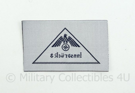 WO2 Duits DRK Deutsches Rotes Kreuz armel dreieck Innsbruck 3 donkerblauw - 8,5 x 5 cm - replica