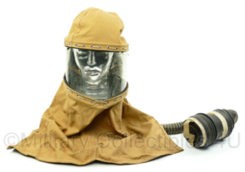 WO2 British hospital patient gas mask - june 1944 - C5 gas mask - zeldzaam - gebruikt - origineel