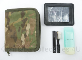 Web-Tex Wash kit Multicam toilettas met spiegel Multicam - 13 x 2 x 15 cm - gebruikt - origineel