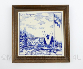 Defensie Onderofficiersmess Steenwijk wandbord - 19 x 19 cm - origineel