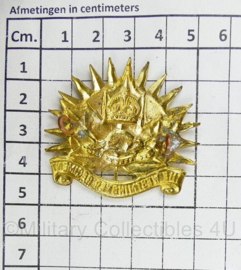 Canadese wo2 cap badge The Westminster Regiment - Kings Crown - 5 x 4,5 cm - origineel