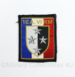 Franse leger 1C.A VI RM Regiment 1e Corps embleem - 7,5 x 6 cm - origineel