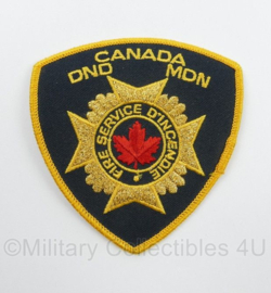 Canadese Canada DND MDN Fire Service D'Incendie patch - 11 x 10,5 cm - origineel