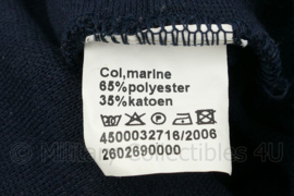 KMAR of Politie colsjaal donkerblauw - 65% polyester wol 35% katoen - origineel