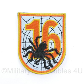 Luchtmacht onbekend embleem 16 met spider- 6,5 x 8 cm - origineel