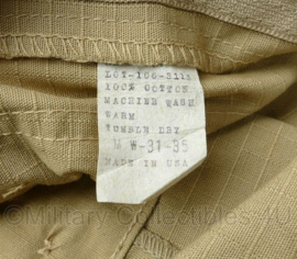 US Army cotton Tropical shorts khaki korte broek - size 31-35 inch - nieuw - origineel