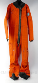 MLD Marine Luchtvaartdienst drysuit oranje - merk MarinAssist Albatross - maat Large (185 cm) - gedragen - origineel