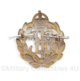 Britse cap badge Royal Flying Corps RFC - Kings Crown - 4,5 x 4 cm - origineel