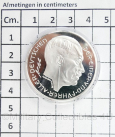 Nieuwe Coin Das Grosse Deutsche Reich 1938 - diameter 4 cm - replica