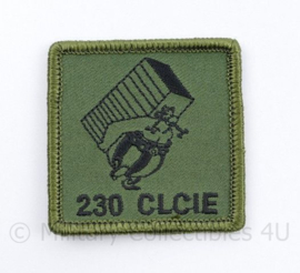 Huidig model! Defensie borst embleem 230 CLCIE  Cluster Compagnie - met klittenband - 5 x 5 cm - origineel