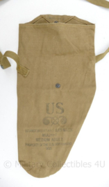 WO2 US Noncombatant M1a2 Gasmask bag 1939 - Medium Adult - 21,5 x 34 cm - origineel