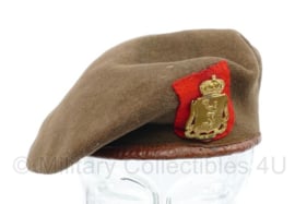 ABL Belgische leger baret met insigne 1957 - lijkt op WO2 Canadees model - maat 56 - origineel